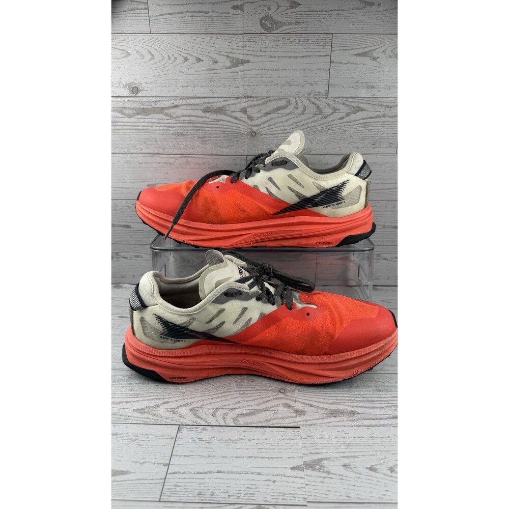 ALTRA Mont Blanc Carbon Mens 9.5 White Coral Trail Running Shoes #635 - Picture 2 of 7